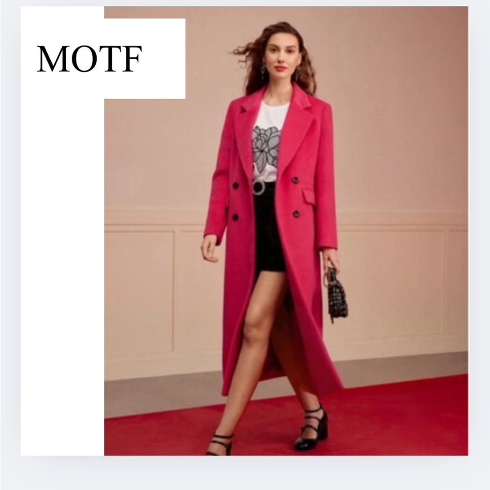 MOTF Pink Long Coat